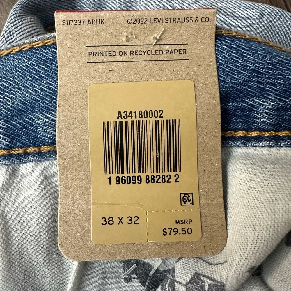 Levi’s 550 92 Relaxed Taper Art Paint Splatter Design Unique Look Mens Sz 38x32